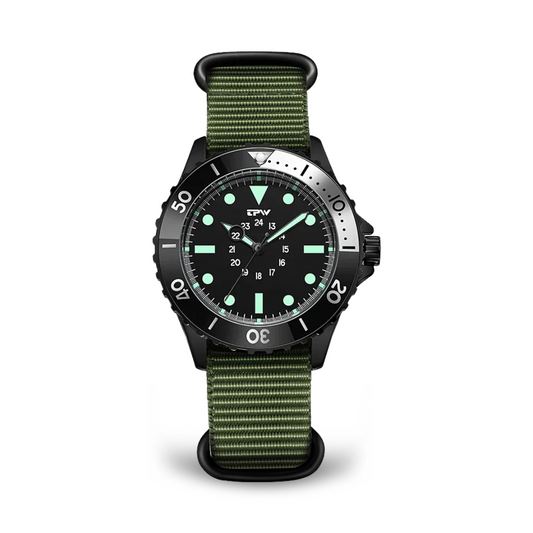 Waterproof Tactical Diver-Style Field Watch