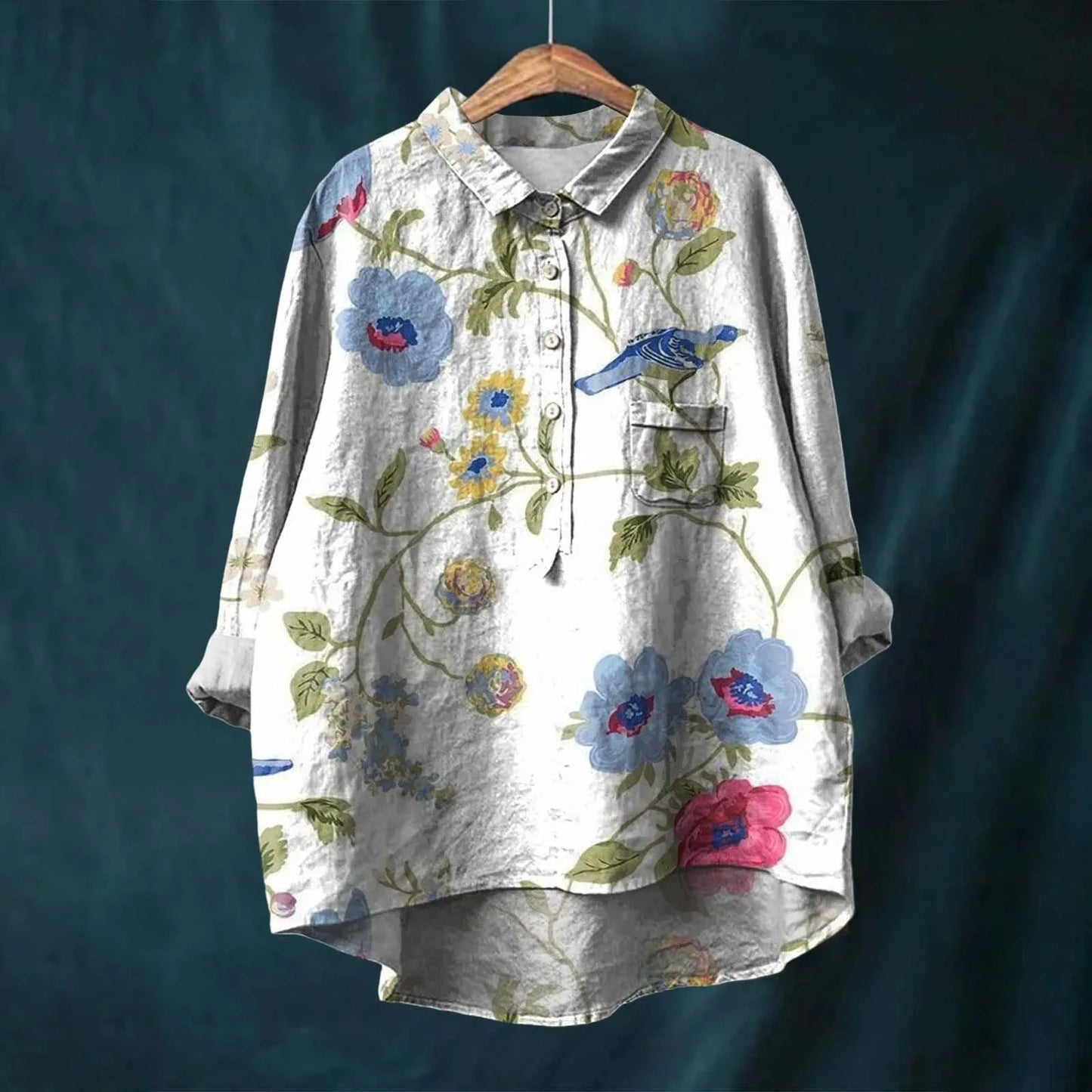 Anni™ Cotton linen shirt