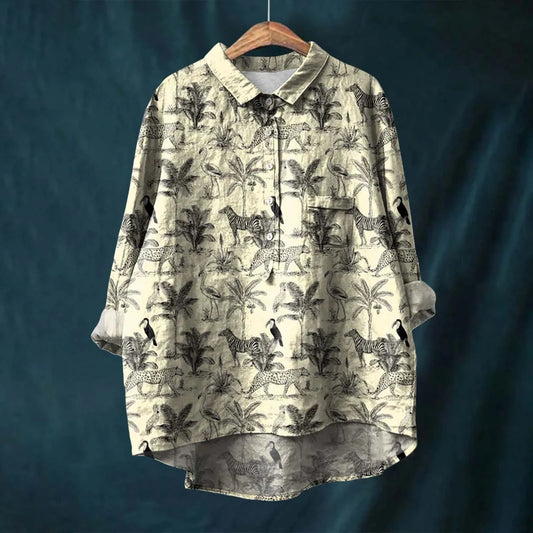Anni™ Cotton linen shirt